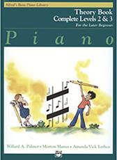 'S BASIC PIANO LIBRARY-COMPLETE THEORY BOOK LEVEL 2 & 3 ALFRED