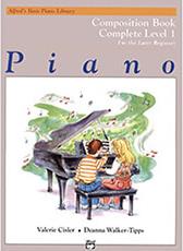 'S BASIC PIANO LIBRARY-COMPOSITION BOOK-COMPLETE LEVEL 1 ALFRED