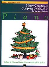 'S BASIC PIANO LIBRARY-MERRY CHRISTMAS-COMPLETE LEVEL 2 & 3 ALFRED