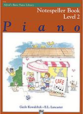 'S BASIC PIANO LIBRARY-NOTESPELLER BOOK LEVEL 2 ALFRED