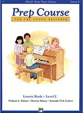 'S BASIC PIANO LIBRARY-PREP COURSE-LESSON BOOK LEVEL E ALFRED