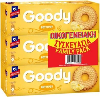 ΜΠΙΣΚΟΤΑ GOODY ΒΟΥΤΥΡΟΥ 3X175G ΑΛΛΑΤΙΝΗ