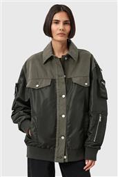 ΜΠΟΥΦΑΝ BOMBER VERITY ΧΡΩΜΑ: ΠΡΑΣΙΝΟ, W024OD ALLSAINTS