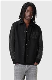 ΜΠΟΥΦΑΝ BOMBER WARRENTON ΧΡΩΜΑ: ΜΑΥΡΟ, M011LC ALLSAINTS από το ANSWEAR