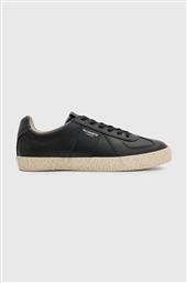 ΔΕΡΜΑΤΙΝΑ ΑΘΛΗΤΙΚΑ ΠΑΠΟΥΤΣΙΑ JAIMEE LEATHER LOW TOP ΧΡΩΜΑ: ΜΑΥΡΟ, M001FB ALLSAINTS