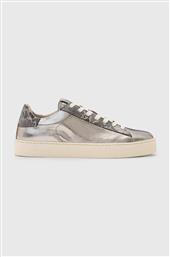 ΔΕΡΜΑΤΙΝΑ ΑΘΛΗΤΙΚΑ ΠΑΠΟΥΤΣΙΑ SHANA METALLIC SNEAKER ΧΡΩΜΑ: ΑΣΗΜΙ, W104FB ALLSAINTS