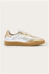 ΔΕΡΜΑΤΙΝΑ ΑΘΛΗΤΙΚΑ ΠΑΠΟΥΤΣΙΑ THELMA MET SNEAKER ΧΡΩΜΑ: ΑΣΗΜΙ, W072FB ALLSAINTS