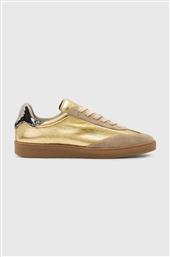 ΔΕΡΜΑΤΙΝΑ ΑΘΛΗΤΙΚΑ ΠΑΠΟΥΤΣΙΑ THELMA METALLIC SNEAKER ΧΡΩΜΑ: ΧΡΥΣΑΦΙ, W072FB ALLSAINTS