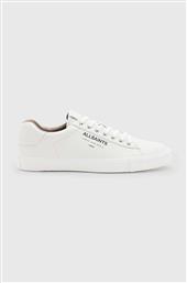 ΔΕΡΜΑΤΙΝΑ ΑΘΛΗΤΙΚΑ ΠΑΠΟΥΤΣΙΑ UNDERGROUND LEATHER LOW TOP ΧΡΩΜΑ: ΑΣΠΡΟ, M058FB ALLSAINTS