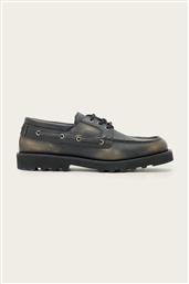 ΔΕΡΜΑΤΙΝΑ ΚΛΕΙΣΤΑ ΠΑΠΟΥΤΣΙΑ SKIFF SHOE ΑΝΔΡΙΚΑ, ΧΡΩΜΑ: ΜΑΥΡΟ, M013FC ALLSAINTS