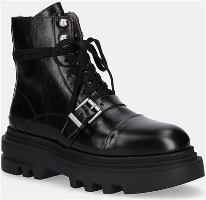 ΔΕΡΜΑΤΙΝΑ WORKERS ASTRID BOOT ΧΡΩΜΑ: ΜΑΥΡΟ, W029FC ALLSAINTS
