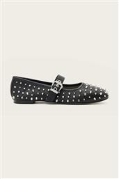 ΔΕΡΜΑΤΙΝΕΣ ΜΠΑΛΑΡΙΝΕΣ HOLLY STUD SHOE ΧΡΩΜΑ: ΜΑΥΡΟ, W040FD ALLSAINTS