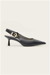 ΔΕΡΜΑΤΙΝΕΣ ΓΟΒΕΣ IDIYA SLINGBACK ΧΡΩΜΑ: ΜΑΥΡΟ, W021FD ALLSAINTS