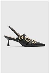 ΔΕΡΜΑΤΙΝΕΣ ΓΟΒΕΣ VIVIAN SLINGBACK ΧΡΩΜΑ: ΜΑΥΡΟ, W001FC ALLSAINTS
