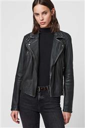 ΔΕΡΜΑΤΙΝΟ JACKET ΓΥΝΑΙΚΕΙΑ, ΧΡΩΜΑ: ΜΑΥΡΟ, ALLSAINTS