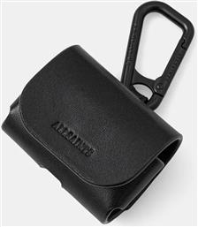 ΔΕΡΜΑΤΙΝΗ ΘΗΚΗ AIRPOD AIRPOD CASE ΧΡΩΜΑ: ΜΑΥΡΟ, M079XB ALLSAINTS από το ANSWEAR