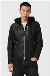 ΔΕΡΜΑΤΙΝΟ ΜΠΟΥΦΑΝ ASHTON ΧΡΩΜΑ: ΜΑΥΡΟ, M013LD ALLSAINTS