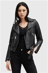 ΔΕΡΜΑΤΙΝΟ ΜΠΟΥΦΑΝ BALFERN BIKER ΧΡΩΜΑ: ΜΑΥΡΟ, W084LB ALLSAINTS