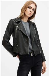 ΔΕΡΜΑΤΙΝΟ ΜΠΟΥΦΑΝ CARGO BIKER ΧΡΩΜΑ: ΜΑΥΡΟ, W085LB ALLSAINTS