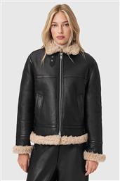 ΔΕΡΜΑΤΙΝΟ ΜΠΟΥΦΑΝ LOREL ΧΡΩΜΑ: ΜΑΥΡΟ, W069LB ALLSAINTS