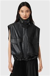 ΔΕΡΜΑΤΙΝΟ ΓΙΛΕΚΟ CLAY ΧΡΩΜΑ: ΜΑΥΡΟ, W040LD ALLSAINTS