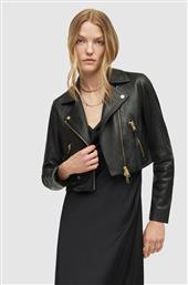 ΔΕΡΜΑΤΙΝΟ JACKET ΓΥΝΑΙΚΕΙΑ, ΧΡΩΜΑ: ΜΑΥΡΟ, ALLSAINTS