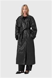 ΔΕΡΜΑΤΙΝΟ ΠΑΛΤΟ REED ΧΡΩΜΑ: ΜΑΥΡΟ, W004LD ALLSAINTS