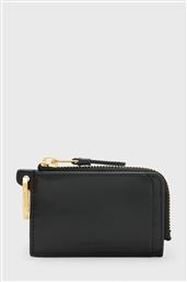 ΔΕΡΜΑΤΙΝΟ ΠΟΡΤΟΦΟΛΙ REMY ΧΡΩΜΑ: ΜΑΥΡΟ, W235XA ALLSAINTS