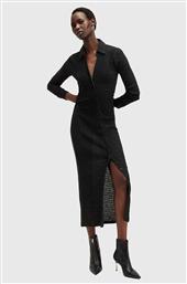 ΦΟΡΕΜΑ CONNIE MIDI DRESS ΧΡΩΜΑ: ΜΑΥΡΟ, W106DB ALLSAINTS