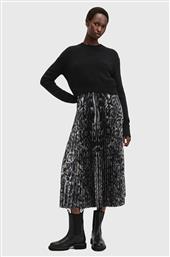 ΦΟΡΕΜΑ ΚΑΙ ΠΟΥΛΟΒΕΡ JINX PLEATED ΧΡΩΜΑ: ΜΑΥΡΟ, W186DB ALLSAINTS