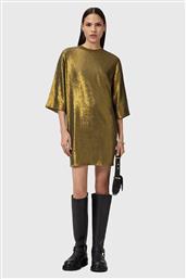 ΦΟΡΕΜΑ OPAL LOGO DRESS ΧΡΩΜΑ: ΑΣΗΜΙ, W185DB ALLSAINTS