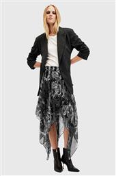 ΦΟΥΣΤΑ POLLY SKIRT ΧΡΩΜΑ: ΜΑΥΡΟ, W011RB ALLSAINTS