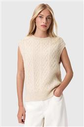 ΓΙΛΕΚΟ ΜΕ ΠΡΟΣΘΗΚΗ ΜΑΛΛΙΟΥ ΧΡΩΜΑ: ΜΠΕΖ, W060KD ALLSAINTS