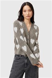 ΜΑΛΛΙΝΗ ΖΑΚΕΤΑ AMORA ΧΡΩΜΑ: ΠΡΑΣΙΝΟ, W042KC ALLSAINTS