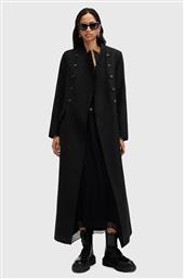 ΜΑΛΛΙΝΟ ΠΑΛΤΟ BLAIZE COAT ΧΡΩΜΑ: ΜΑΥΡΟ, W004OB ALLSAINTS