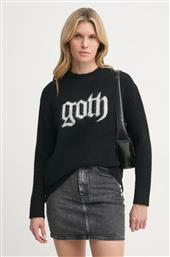 ΜΑΛΛΙΝΟ ΠΟΥΛΟΒΕΡ GOTH ΓΥΝΑΙΚΕΙΟ, ΧΡΩΜΑ: ΜΑΥΡΟ, W079KB ALLSAINTS