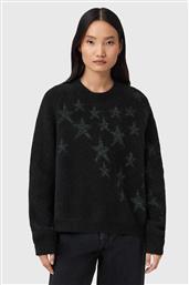 ΠΟΥΛΟΒΕΡ ΜΕ ΠΡΟΣΘΗΚΗ ΜΑΛΛΙΟΥ ΧΡΩΜΑ: ΜΑΥΡΟ, W089KD ALLSAINTS