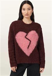 ΠΟΥΛΟΒΕΡ ΜΕ ΠΡΟΣΘΗΚΗ ΜΑΛΛΙΟΥ LUVHEART ΧΡΩΜΑ: ΜΑΥΡΟ, W078KC ALLSAINTS