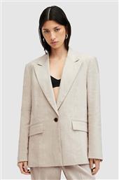 ΣΑΚΑΚΙ WHITNEY BLAZER ΧΡΩΜΑ: ΜΠΕΖ, W016QA ALLSAINTS