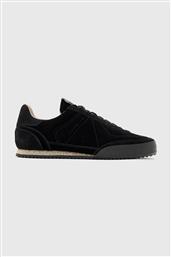 ΣΟΥΕΤ ΑΘΛΗΤΙΚΑ ΠΑΠΟΥΤΣΙΑ HARRI LOW TOP ΧΡΩΜΑ: ΜΑΥΡΟ, M017FD ALLSAINTS