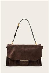 ΤΣΑΝΤΑ NUBUCK URSA ΧΡΩΜΑ: ΚΑΦΕ, W321XC ALLSAINTS