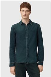 ΤΖΙΝ ΠΟΥΚΑΜΙΣΟ GLEASON LS SHIRT ΑΝΔΡΙΚΟ, ΧΡΩΜΑ: ΓΚΡΙ, M165SB ALLSAINTS