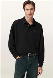 ΒΑΜΒΑΚΕΡΗ ΜΠΛΟΥΖΑ XANDER ΧΡΩΜΑ: ΜΑΥΡΟ, M020NC ALLSAINTS