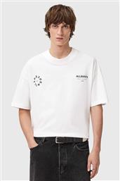 ΒΑΜΒΑΚΕΡΟ ΜΠΛΟΥΖΑΚΙ ΑΝΔΡΙΚΟ, ΧΡΩΜΑ: ΑΣΠΡΟ, M042PD ALLSAINTS