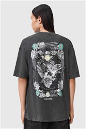 ΒΑΜΒΑΚΕΡΟ ΜΠΛΟΥΖΑΚΙ ΑΝΔΡΙΚΟ, ΧΡΩΜΑ: ΓΚΡΙ, M028PD ALLSAINTS