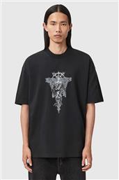 ΒΑΜΒΑΚΕΡΟ ΜΠΛΟΥΖΑΚΙ ΑΝΔΡΙΚΟ, ΧΡΩΜΑ: ΜΑΥΡΟ, M030PD ALLSAINTS