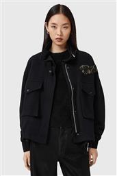 ΒΑΜΒΑΚΕΡΟ ΜΠΟΥΦΑΝ ΧΡΩΜΑ: ΜΑΥΡΟ, W151JD ALLSAINTS