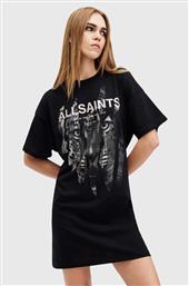 ΒΑΜΒΑΚΕΡΟ ΦΟΡΕΜΑ RIPROAR ΧΡΩΜΑ: ΜΑΥΡΟ, W234DB ALLSAINTS