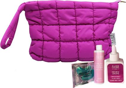 PROMO SKINCARE BAG RENEW WITH BAKUCHIOL RENEW DROPS SERUM 50ML & MILKY CLOUD TONER 200ML & EYE PATCES SET 1 ΤΕΜΑΧΙΟ & ΔΩΡΟ ΝΕΣΕΣΕΡ 1 ΤΕΜΑΧΙΟ ALOE COLORS