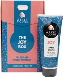 PROMO THE JOY BOX CELEBRATE EVERY MOMENT HAND CREAM 75ML & ΔΩΡΟ MYSTERY GIFT ALOE COLORS